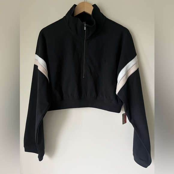 FP Movement by Free People For the Win Set Crop Pullover Black NWT - Picture 5 of 8